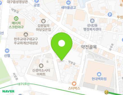 16-6 Yangnyeong-gil, Jung-gu, Daegu, Republic of Korea Map