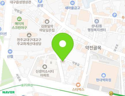 16 Yangnyeong-gil, Jung-gu, Daegu, Republic of Korea Map