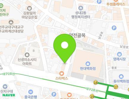 7 Dalgubeol-daero 415-gil, Jung-gu, Daegu, Republic of Korea Map