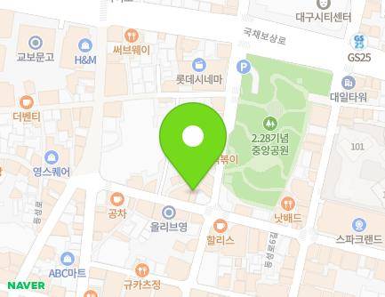 23-1 Dongseong-ro 6-gil, Jung-gu, Daegu, Republic of Korea Map