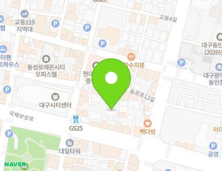 72-18 Dongseong-ro 12-gil, Jung-gu, Daegu, Republic of Korea Map
