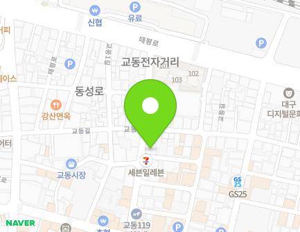 25 Gyodong 2-gil, Jung-gu, Daegu, Republic of Korea Map