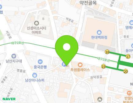 6 Dalgubeol-daero 414-gil, Jung-gu, Daegu, Republic of Korea Map