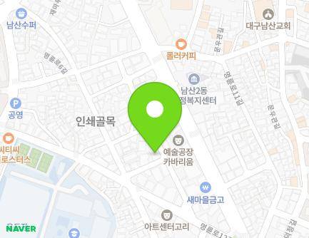 7-34 Myeongnyun-ro 6-gil, Jung-gu, Daegu, Republic of Korea Map