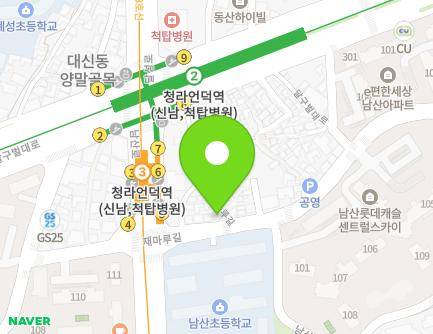 104 Jaemaru-gil, Jung-gu, Daegu, Republic of Korea Map