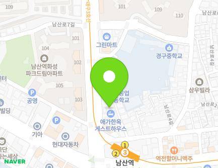 11-13 Namsan-ro 2-gil, Jung-gu, Daegu, Republic of Korea Map