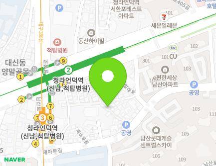 112-43 Jaemaru-gil, Jung-gu, Daegu, Republic of Korea Map