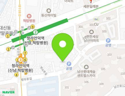 112-56 Jaemaru-gil, Jung-gu, Daegu, Republic of Korea Map
