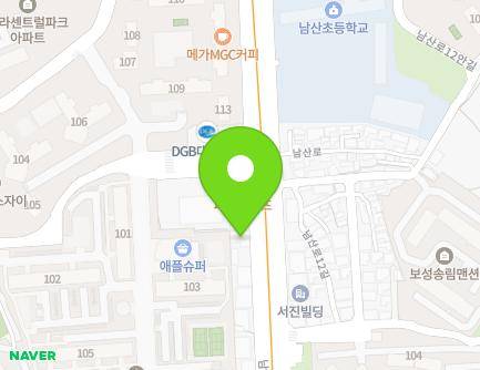 53 Namsan-ro, Jung-gu, Daegu, Republic of Korea Map