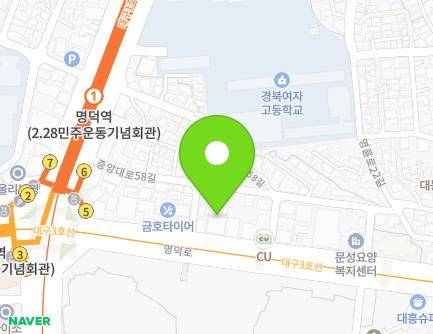 203 Myeongdeok-ro, Jung-gu, Daegu, Republic of Korea Map