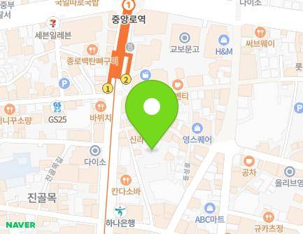 404-13 Jungang-daero, Jung-gu, Daegu, Republic of Korea Map