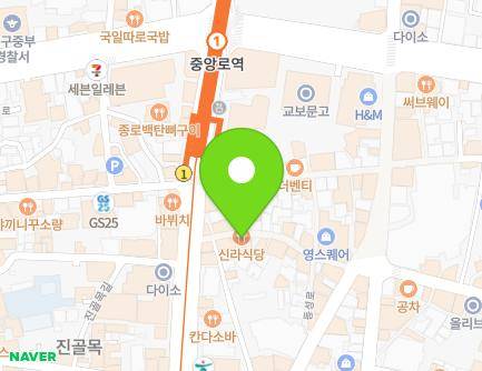 406-8 Jungang-daero, Jung-gu, Daegu, Republic of Korea Map