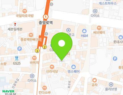 406-13 Jungang-daero, Jung-gu, Daegu, Republic of Korea Map