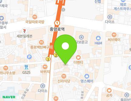 412-8 Jungang-daero, Jung-gu, Daegu, Republic of Korea Map