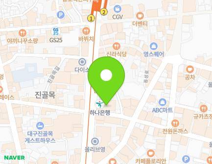 394 Jungang-daero, Jung-gu, Daegu, Republic of Korea Map