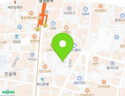 398-3 Jungang-daero, Jung-gu, Daegu, Republic of Korea Map