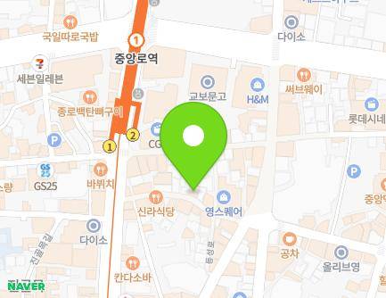 406-15 Jungang-daero, Jung-gu, Daegu, Republic of Korea Map