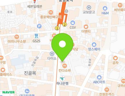400-2 Jungang-daero, Jung-gu, Daegu, Republic of Korea Map