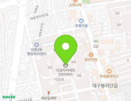 22 Daebong-ro 43-gil, Jung-gu, Daegu, Republic of Korea Map