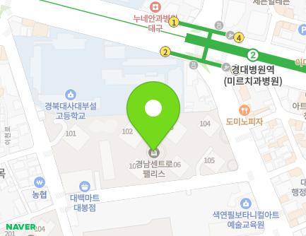 260 Daebong-ro, Jung-gu, Daegu, Republic of Korea Map