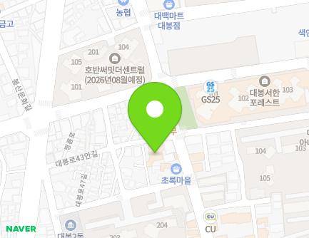 237-5 Daebong-ro, Jung-gu, Daegu, Republic of Korea Map