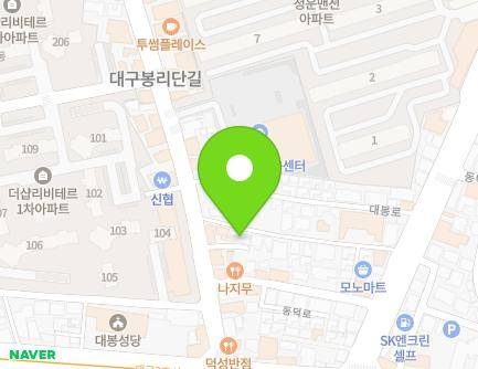 200-8 Daebong-ro, Jung-gu, Daegu, Republic of Korea Map