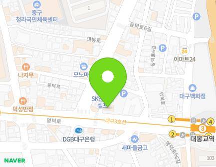 311 Myeongdeok-ro, Jung-gu, Daegu, Republic of Korea Map