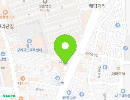 202-36 Daebong-ro, Jung-gu, Daegu, Republic of Korea Map