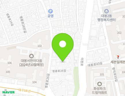 59-8 Myeongnyun-ro 26-gil, Jung-gu, Daegu, Republic of Korea Map
