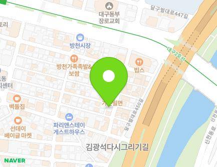 2232-24 Dalgubeol-daero, Jung-gu, Daegu, Republic of Korea Map