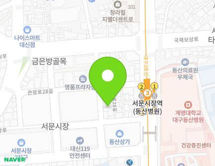 34-5 Keunjang-ro 28-gil, Jung-gu, Daegu, Republic of Korea Map