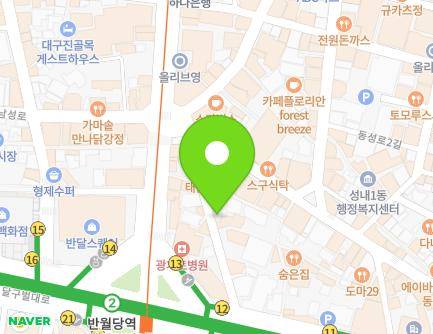 2109-22 Dalgubeol-daero, Jung-gu, Daegu, Republic of Korea Map