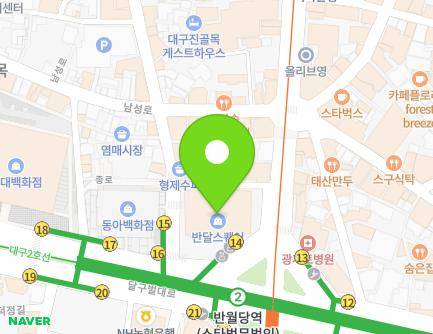2095 Dalgubeol-daero, Jung-gu, Daegu, Republic of Korea Map