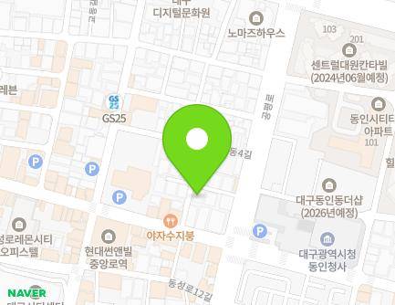 233-1 Gyeongsanggamyeong-gil, Jung-gu, Daegu, Republic of Korea Map