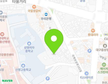 34-17 Gukchaebosang-ro 102-gil, Jung-gu, Daegu, Republic of Korea Map