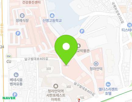 34 Dalgubeol-daero 405-gil, Jung-gu, Daegu, Republic of Korea Map