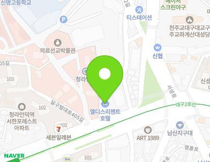 2033 Dalgubeol-daero, Jung-gu, Daegu, Republic of Korea Map