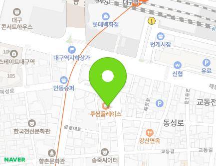 81-2 Dongseong-ro, Jung-gu, Daegu, Republic of Korea Map
