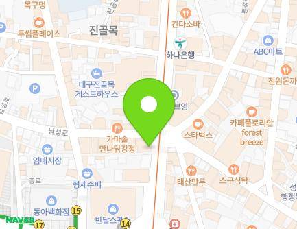 379 Jungang-daero, Jung-gu, Daegu, Republic of Korea Map
