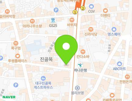 4 Jungang-daero 77-gil, Jung-gu, Daegu, Republic of Korea Map