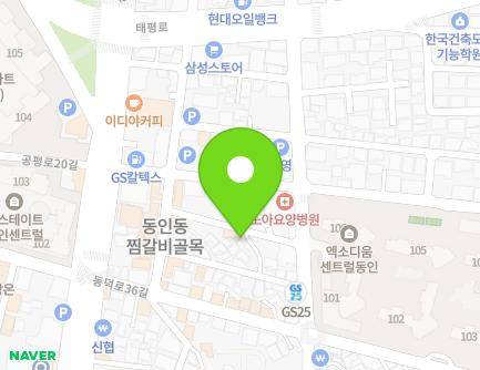 39-9 Gukchaebosang-ro 139-gil, Jung-gu, Daegu, Republic of Korea Map