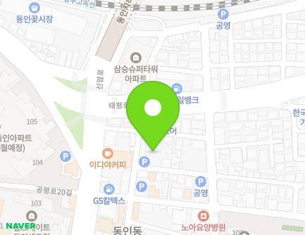 256-15 Taepyeong-ro, Jung-gu, Daegu, Republic of Korea Map