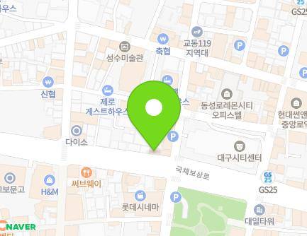 605-1 Gukchaebosang-ro, Jung-gu, Daegu, Republic of Korea Map