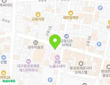 184 Gyeongsanggamyeong-gil, Jung-gu, Daegu, Republic of Korea Map