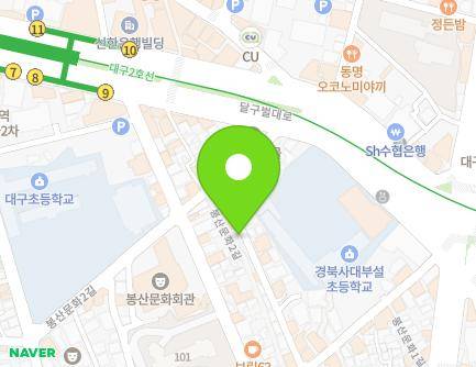 42-10 Bongsanmunhwa 2-gil, Jung-gu, Daegu, Republic of Korea Map