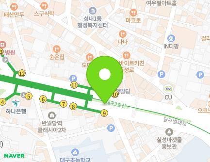 B2160 Dalgubeol-daero, Jung-gu, Daegu, Republic of Korea Map