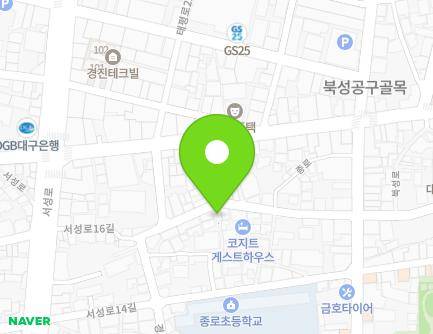34 Seoseong-ro 16-gil, Jung-gu, Daegu, Republic of Korea Map