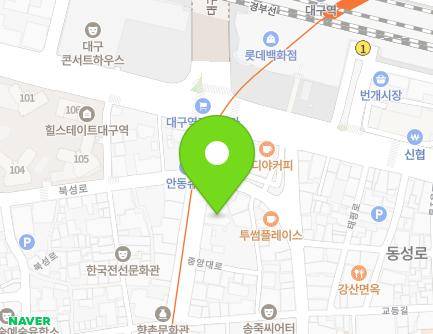 462 Jungang-daero, Jung-gu, Daegu, Republic of Korea Map