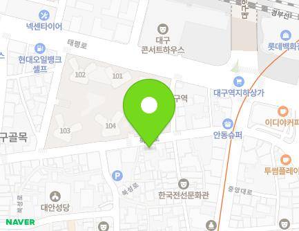 102 Bukseong-ro, Jung-gu, Daegu, Republic of Korea Map