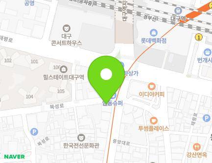 112 Bukseong-ro, Jung-gu, Daegu, Republic of Korea Map